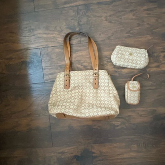 Nine West, Shoulder Bag, Tan - Picture 6 of 16